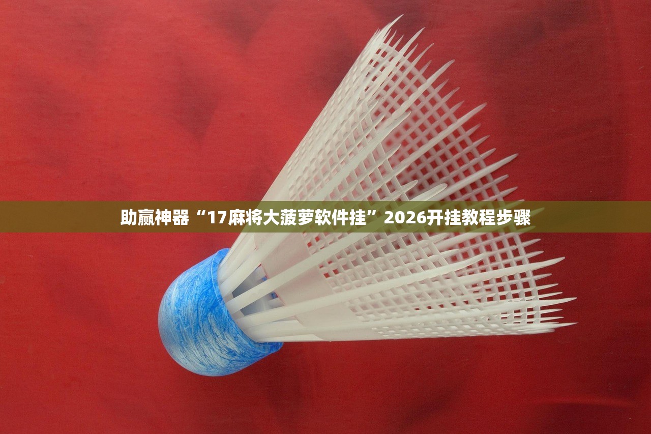 助赢神器“17麻将大菠萝软件挂”2026开挂教程步骤