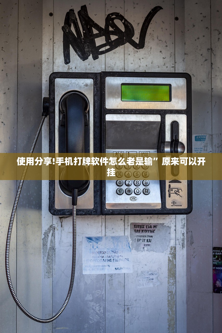 使用分享!手机打牌软件怎么老是输”原来可以开挂