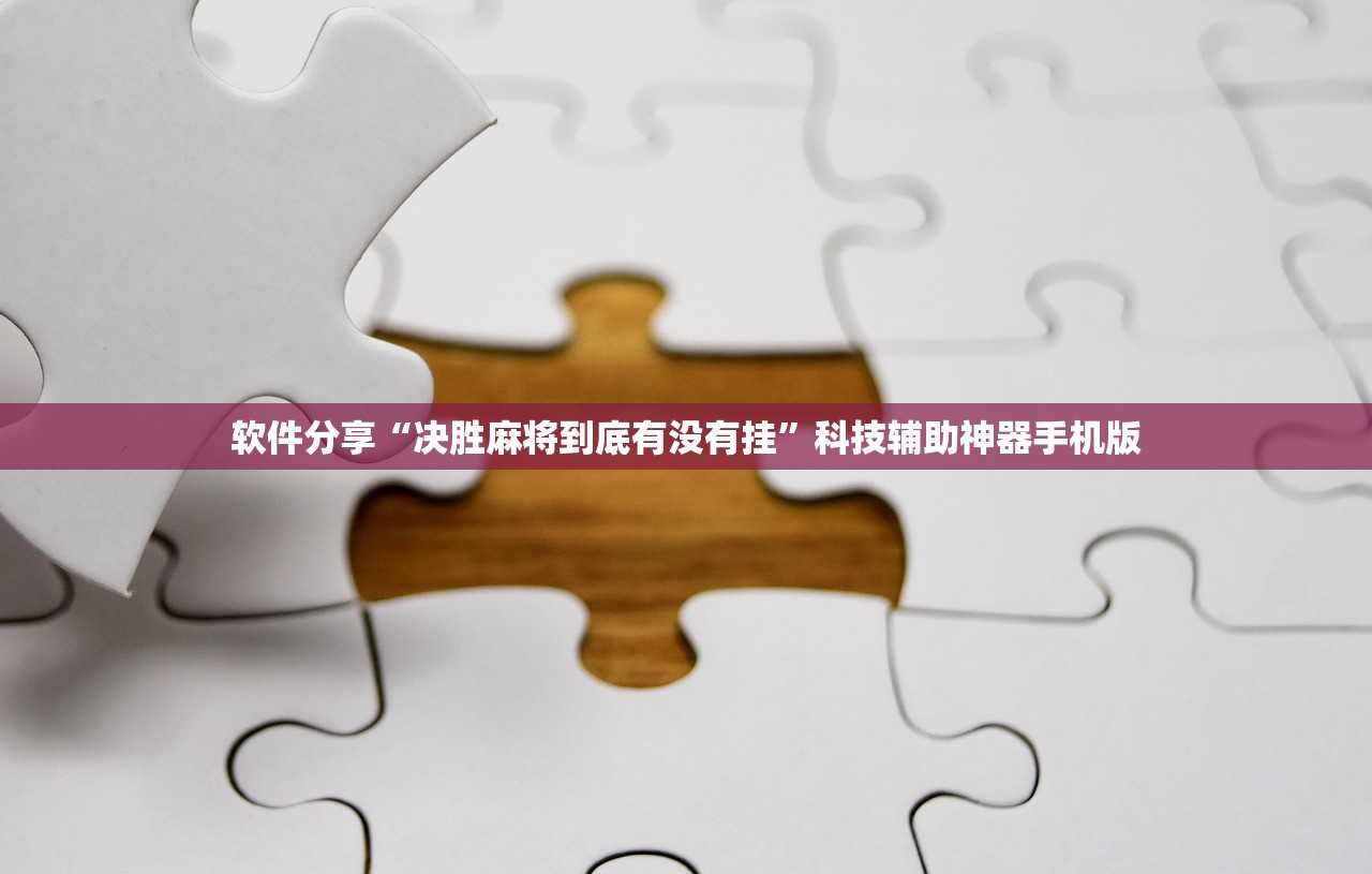 软件分享“决胜麻将到底有没有挂”科技辅助神器手机版